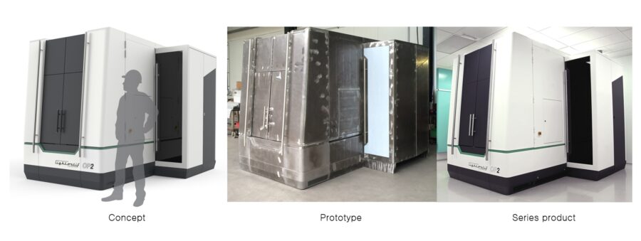 Machine design, concept and series production